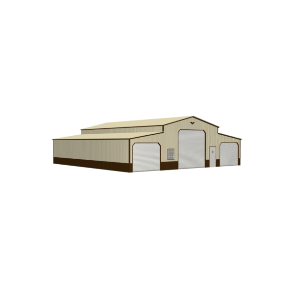 48x50x13/9 Vertical Roof Metal Horse Barn