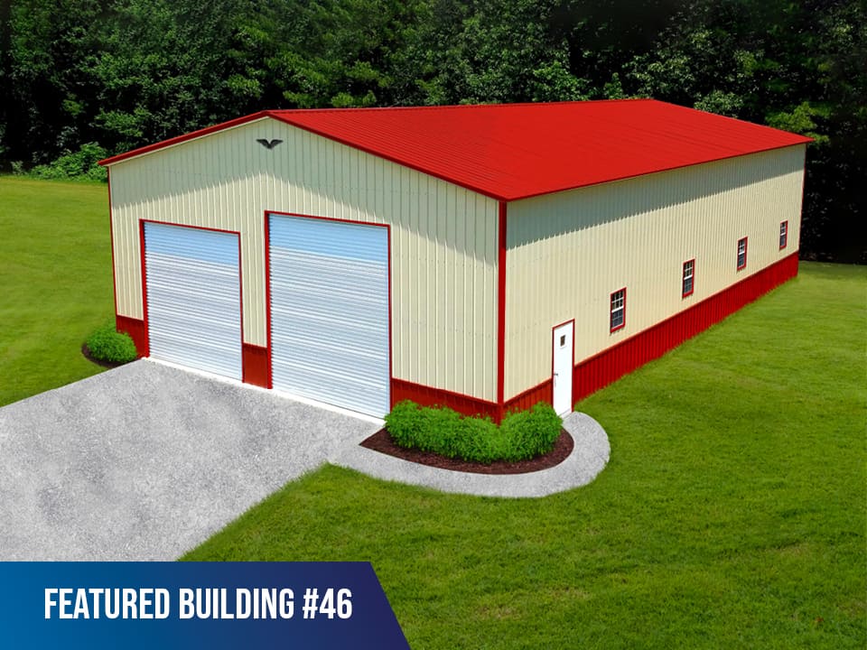 Tailoring Your Space: Choosing the Right Garage Door Height for Your RV 3 40x50x14 vertical roof commercial builidng