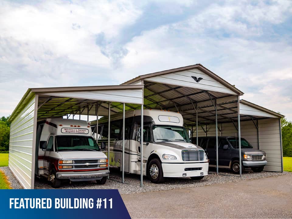 Tailoring Your Space: Choosing the Right Garage Door Height for Your RV 2 standard height for metal rv covers