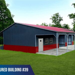 54x50x12/9 Triple Wide Garage