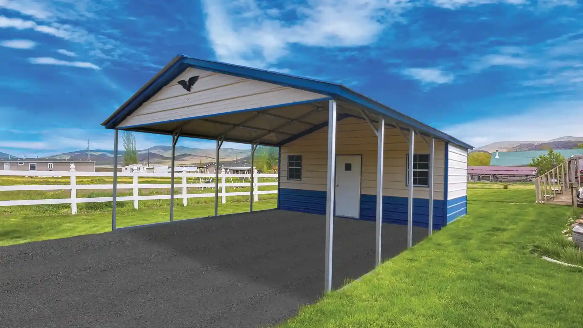 Vertical Roof Carports