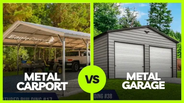 metal carport vs metal garage guide